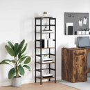 Bogreol Røget eg 40 x 29,5 x 149 cm Konstrueret træ