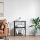 Bogreol Sort eg 60 x 29,5 x 81 cm Konstrueret træ