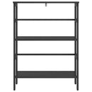 Bogreol Sort eg 60 x 29,5 x 81 cm Konstrueret træ