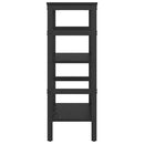 Bogreol Sort eg 60 x 29,5 x 81 cm Konstrueret træ