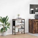 Bogreol Røget eg 60 x 29,5 x 81 cm Konstrueret træ
