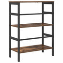 Bogreol Røget eg 60 x 29,5 x 81 cm Konstrueret træ