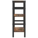 Bogreol Røget eg 60 x 29,5 x 81 cm Konstrueret træ