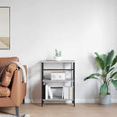 Bogreol Grå Sonoma 60 x 29,5 x 81 cm Konstrueret træ