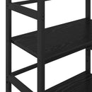 Bogreol Sort eg 60 x 29,5 x 115 cm Konstrueret træ