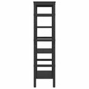 Bogreol Sort eg 60 x 29,5 x 115 cm Konstrueret træ