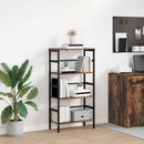Bogreol Røget eg 60 x 29,5 x 115 cm Konstrueret træ
