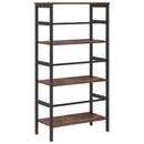 Bogreol Røget eg 60 x 29,5 x 115 cm Konstrueret træ