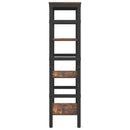 Bogreol Røget eg 60 x 29,5 x 115 cm Konstrueret træ