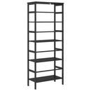 Bogreol Sort eg 60 x 29,5 x 149 cm Konstrueret træ