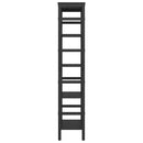 Bogreol Sort eg 60 x 29,5 x 149 cm Konstrueret træ