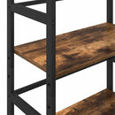 Bogreol Røget eg 60 x 29,5 x 149 cm Konstrueret træ