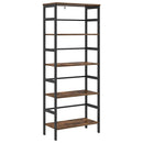 Bogreol Røget eg 60 x 29,5 x 149 cm Konstrueret træ