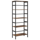 Bogreol Røget eg 60 x 29,5 x 149 cm Konstrueret træ
