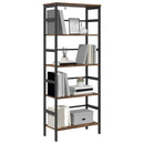 Bogreol Røget eg 60 x 29,5 x 149 cm Konstrueret træ