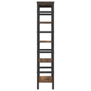 Bogreol Røget eg 60 x 29,5 x 149 cm Konstrueret træ