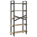 Bogreol Sonoma eg 100 x 33,5 x 178 cm Konstrueret træ