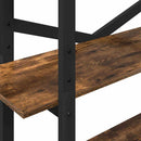 Bogreol Røget eg 100 x 33,5 x 178 cm Konstrueret træ