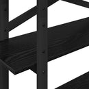Bogreol Sort eg 100 x 33,5 x 140 cm Konstrueret træ