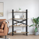 Bogreol Sonoma eg 100 x 33,5 x 140 cm Konstrueret træ