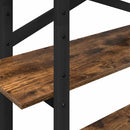 Bogreol Røget eg 100 x 33,5 x 140 cm Konstrueret træ