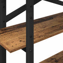 Bogreol Gammelt træ 100 x 33,5 x 140 cm Konstrueret træ