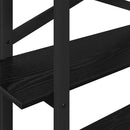 Bogreol Sort eg 100 x 33,5 x 102 cm Konstrueret træ