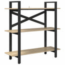 Bogreol Sonoma eg 100 x 33,5 x 102 cm Konstrueret træ