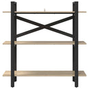 Bogreol Sonoma eg 100 x 33,5 x 102 cm Konstrueret træ