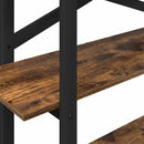 Bogreol Røget eg 100 x 33,5 x 102 cm Konstrueret træ