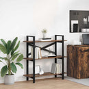 Bogreol Røget eg 100 x 33,5 x 102 cm Konstrueret træ