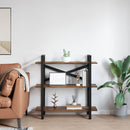 Bogreol Røget eg 100 x 33,5 x 102 cm Konstrueret træ