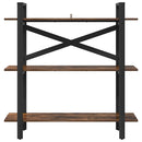 Bogreol Røget eg 100 x 33,5 x 102 cm Konstrueret træ