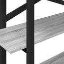 Bogreol Grå Sonoma 100 x 33,5 x 102 cm Konstrueret træ