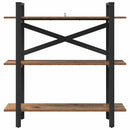 Bogreol Gammelt træ 100 x 33,5 x 102 cm Konstrueret træ