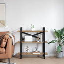 Bogreol Artisan Egetræ 100 x 33,5 x 102 cm Konstrueret træ