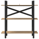 Bogreol Artisan Egetræ 100 x 33,5 x 102 cm Konstrueret træ