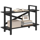 Bogreol Sort eg 100 x 33,5 x 64 cm Konstrueret træ
