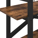 Bogreol Røget eg 100 x 33,5 x 64 cm Konstrueret træ
