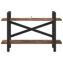 Bogreol Røget eg 100 x 33,5 x 64 cm Konstrueret træ