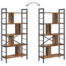 Bogreol Gammelt træ 75 x 30 x 156 cm Konstrueret træ