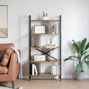 Bogreol Artisan Egetræ 75 x 30 x 156 cm Konstrueret træ