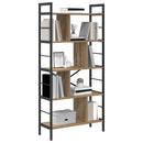 Bogreol 9 niveauer 75 x 30 x 156 cm Konstrueret træ