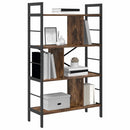 Bogreol Røget eg 75 x 30 x 123,5 cm Konstrueret træ