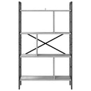 Bogreol 7 niveauer 75 x 30 x 123,5 cm Konstrueret træ