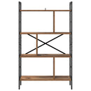 Bogreol Gammelt træ 75 x 30 x 123,5 cm Konstrueret træ