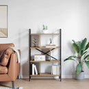 Bogreol 7 niveauer 75 x 30 x 123,5 cm Konstrueret træ
