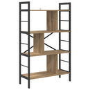 Bogreol 7 niveauer 75 x 30 x 123,5 cm Konstrueret træ