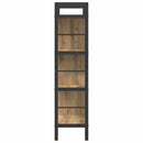Bogreol 7 niveauer 75 x 30 x 123,5 cm Konstrueret træ