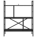 Bogreol Sort eg 75 x 30 x 91 cm Konstrueret træ